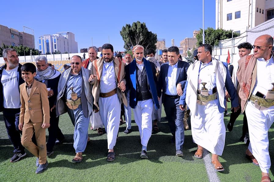 افتتاح ملعب الظرافي وبطولة الشهيد الصماد لكرة القدم بالعاصمة صنعاء